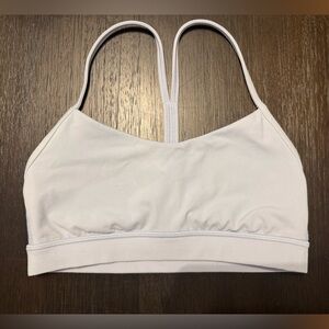 Lululemon light blue Flow Y Sports Bra